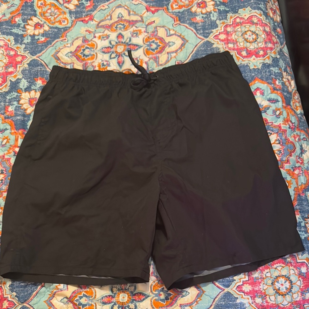 Old Navy Men's Black Swim Trunks